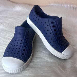 Native Jefferson Navy Blue Slip On Shoes Size C9